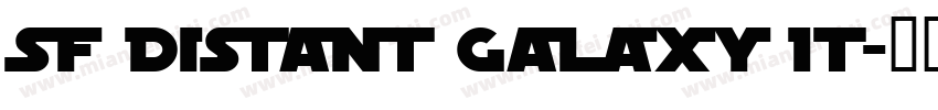 SF Distant Galaxy It字体转换